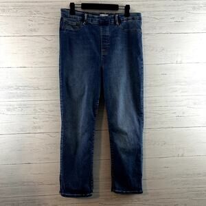 Good American Good Leg‎ Straight Pull On Jeans Size 5/2XL